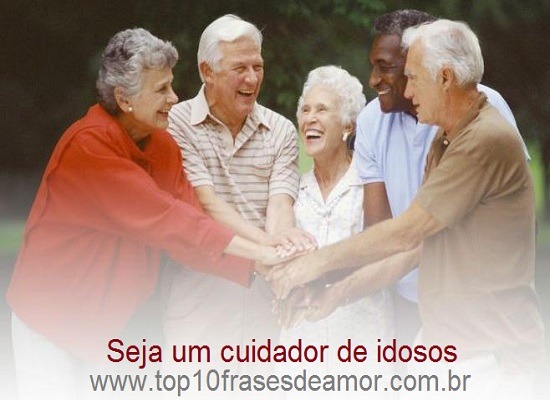 Seja um cuidador de idosos
