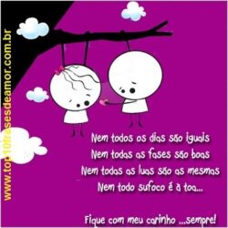 Fique com meu carinho sempre