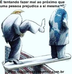 Pense nas consequências de praticar o mal