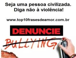 Diga não à violência!
