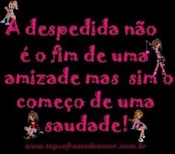 O começo de uma saudade O começo de uma saudade