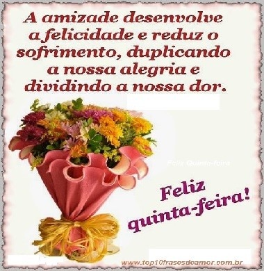 Feliz Quinta-Feira!