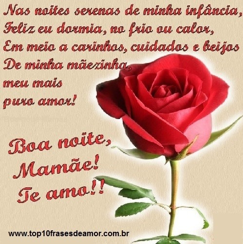 Boa noite Mamãe!