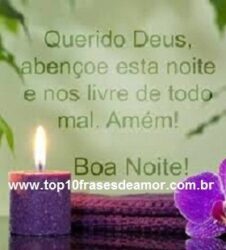 Querido Deus, abençoe esta noite