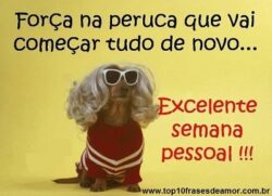 Excelente semana pessoal!