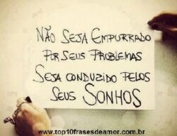 Seja conduzido pelos seus sonhos Seja conduzido pelos seus sonhos