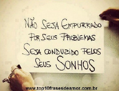 Seja conduzido pelos seus sonhos