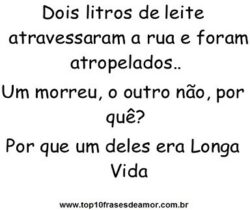 Dois litros de leite