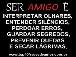 Ser amigo é