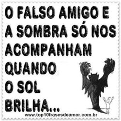 O falso amigo e a sombra