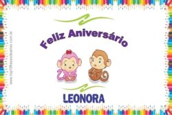 Feliz aniversário Leonora