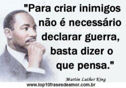 A consequência de dizer o que pensa