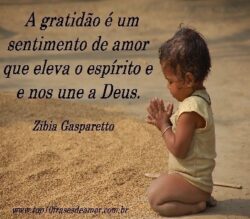A gratidão é um sentimento de amor A gratidão é um sentimento de amor