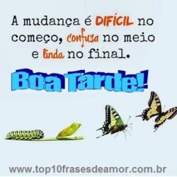 A mudança é difícil