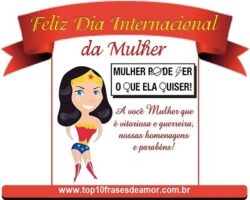 Mulher pode ser o que ela quiser