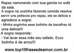 Esse bolinho é de arroz!!!