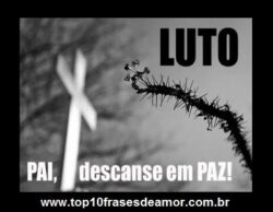 Pai, descanse em paz!