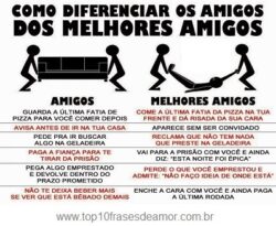 Amigos e os melhores amigos