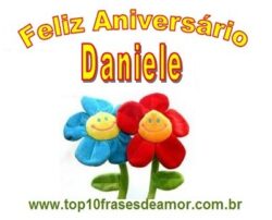Feliz Aniversário Daniele