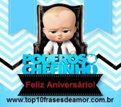 Feliz Aniversário Poderoso Chefinho!