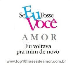 Se eu fosse você amor