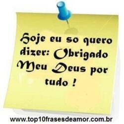 Hoje eu só quero dizer