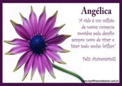Feliz Aniversário Angélica!