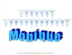 Feliz Aniversário Monique