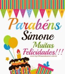 Parabéns Simone