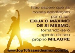 Exija o máximo de si mesmo