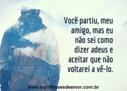 Adeus Querido Amigo!