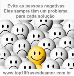 Evite as pessoas negativas