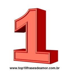 Significado do Nº 1 Significado do Nº 1