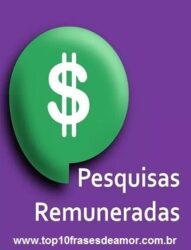 Pesquisas remuneradas