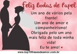 Feliz bodas de papel