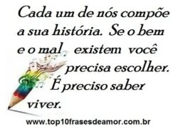 É preciso saber viver