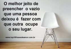 Seu lugar ainda está vazio