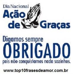 Feliz Dia de Ação de Graças!