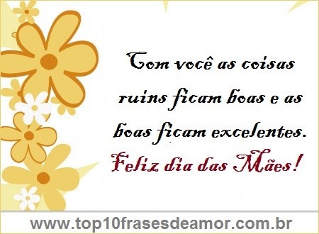 Feliz dia das Mães!