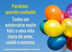 Parabéns querido cunhado!