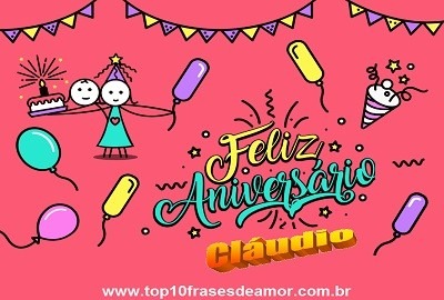 Feliz Aniversário Cláudio