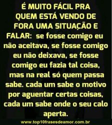 É muito fácil falar É muito fácil falar