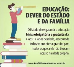 Educação é direito de todos