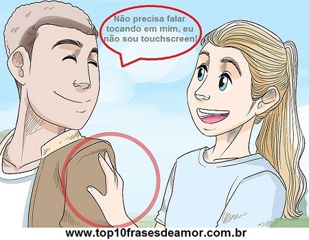 Eu não sou touchscreen!