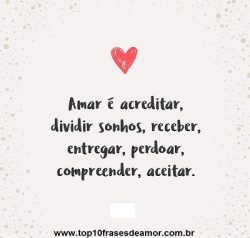 Amar é acreditar Amar é acreditar