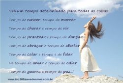 Respeite o tempo de cada um