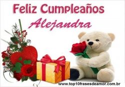 Feliz Cumpleaños Alejandra