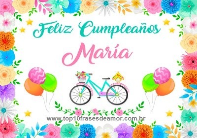 Feliz Cumpleaños María