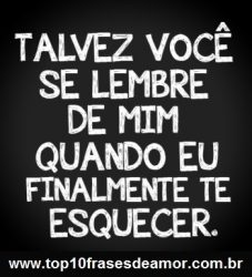 Talvez você se lembre de mim