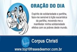 Oração de Corpus Christi